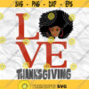Afro girl Afro woman Afro lady Thanksgiving Day Thankful Fall SVG Printable file Sublimation file File for print File for cuting Design 156