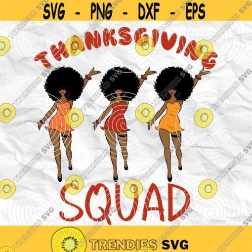 Afro girl Afro woman Afro lady Thanksgiving Day Thankful Fall SVG Printable file Sublimation file File for print File for cuting Design 157