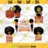 Afro girl Afro woman Afro lady Thanksgiving Day Thankful Fall SVG Printable file Sublimation file File for print File for cuting Design 167