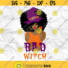 Afro girl Afro woman Curly Hair Halloween Witch Printable file Sublimation file File for print File for cuting Design 268