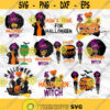 Afro girl Afro woman Curly Hair Halloween Witch Printable file Sublimation file File for print File for cuting Design 353