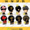 Afro girl Afro womanAfro lady Strong woman svg Black woman Printable file Sublimation file File for print File for cuting Design 105
