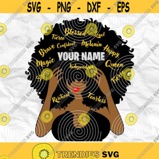 Afro girl Afro womanAfro lady Strong woman svg Black woman Printable file Sublimation file File for print File for cuting Design 108