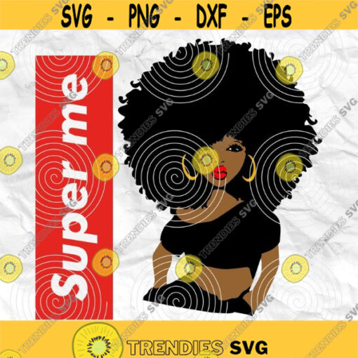 Afro girl Afro womanAfro lady Strong woman svg Black woman Printable file Sublimation file File for print File for cuting Design 114