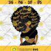 Afro girl Afro womanAfro lady Strong woman svg Black woman Printable file Sublimation file File for print File for cuting Design 12