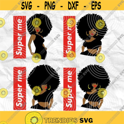 Afro girl Afro womanAfro lady Strong woman svg Black woman Printable file Sublimation file File for print File for cuting Design 131