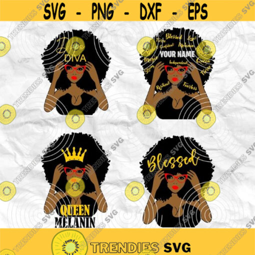 Afro girl Afro womanAfro lady Strong woman svg Black woman Printable file Sublimation file File for print File for cuting Design 132