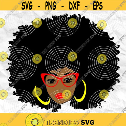 Afro girl Afro womanAfro lady Strong woman svg Black woman Printable file Sublimation file File for print File for cuting Design 171