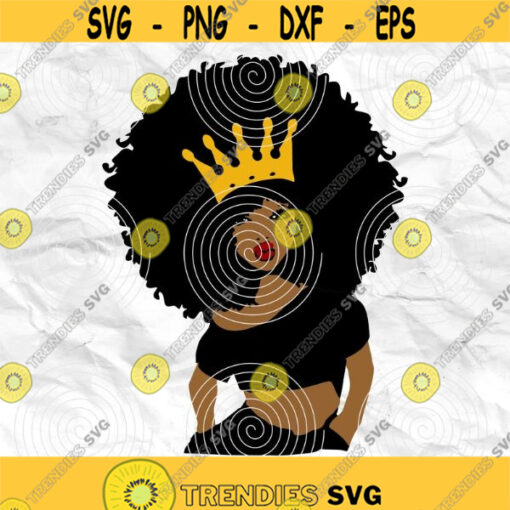 Afro girl Afro womanAfro lady Strong woman svg Black woman Printable file Sublimation file File for print File for cuting Design 247