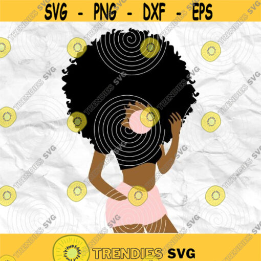 Afro girl Afro womanAfro lady Strong woman svg Black woman Printable file Sublimation file File for print File for cuting Design 256