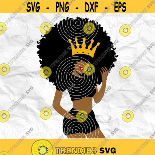Afro girl Afro womanAfro lady Strong woman svg Black woman Printable file Sublimation file File for print File for cuting Design 257