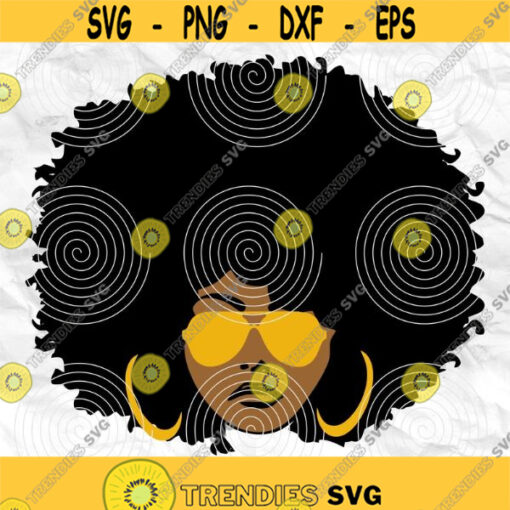 Afro girl Afro womanAfro lady Strong woman svg Black woman Printable file Sublimation file File for print File for cuting Design 278