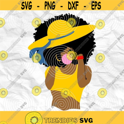 Afro girl Afro womanAfro lady Strong woman svg Black woman Printable file Sublimation file File for print File for cuting Design 282