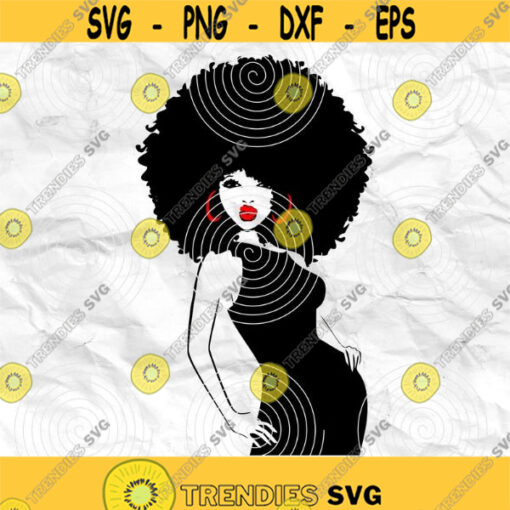 Afro girl Afro womanAfro lady Strong woman svg Black woman Printable file Sublimation file File for print File for cuting Design 287
