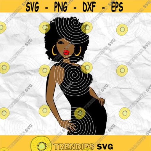 Afro girl Afro womanAfro lady Strong woman svg Black woman Printable file Sublimation file File for print File for cuting Design 288