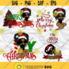 Afro woman Afro SVG Christmas SVG Merry Christmas SVG Christmas lady Printable file File for cuting Sublimation file File for print Design 323