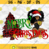 Afro woman Afro SVG Christmas SVG Merry Christmas SVG Christmas lady Printable file File for cuting Sublimation file File for print Design 326