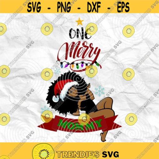 Afro woman Afro SVG Christmas SVG Merry Christmas SVG Christmas lady Printable file File for cuting Sublimation file File for print Design 327