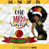 Afro woman Afro SVG Christmas SVG Merry Christmas SVG Christmas lady Printable file File for cuting Sublimation file File for print Design 337
