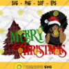 Afro woman Afro SVG Christmas SVG Merry Christmas SVG Christmas lady Printable file File for cuting Sublimation file File for print Design 342