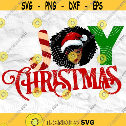 Afro woman Afro SVG Christmas SVG Merry Christmas SVG Christmas lady Printable file File for cuting Sublimation file File for print Design 350