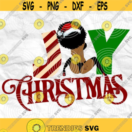 Afro woman Afro SVG Christmas SVG Merry Christmas SVG Christmas lady Printable file Sublimation file File for print File for cuting Design 21
