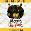 Afro woman Afro SVG Christmas SVG Merry Christmas SVG Christmas lady Printable file Sublimation file File for print File for cuting Design 26