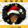 Afro woman Afro SVG Christmas SVG Merry Christmas SVG Christmas lady Printable file Sublimation file File for print File for cuting Design 85
