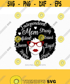 Afro Women Mama Mother Svg Mother Day Svg Mothers Day Cutting File For Cricut And Silhouette Cameo Svg Dxf Png Eps Jpg Design 445