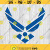 Air Force Logo svg png ai eps and dxf file types Can be used for decals printing t shirts CNC and more Design 17