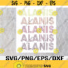 Alanis Thing Svg Eps Png Dxf Digital Download Design 270
