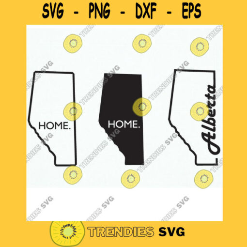 Alberta Province Svg Alberta Clip art Alberta map shape Tshirt design dxf png eps svg. Alberta cut file for cricut silhouette