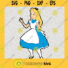 Alice in Wonderland Alice Princess Standing Disney Animated Movie Fairy Tale Fictional Cartoon Characters SVG Digital Files Cut Files For Cricut Instant Download Vector Download Print Files