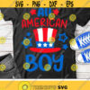 All American Boy Svg 4th of July Svg Patriotic Svg America Svg Dxf Eps Boys Svg USA Svg American Hat Silhouette Cricut Cut Files Design 1719 .jpg