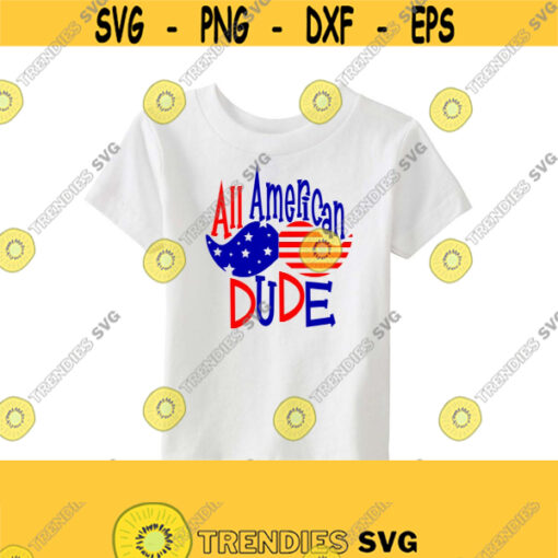 All American Boy Svg Boy Svg 4th of July Svg SVG DXF AI. Eps and Pdf Jpeg Png Cutting Files for Electronic Cutting Machines