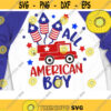 All American Boy Svg Fourth of July Truck Svg 4th of July Boy Svg Firecracker Truck Svg Design 952 .jpg