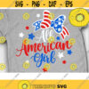 All American Girl Svg USA Stars Stripes Ribbon Red White Blue Bow Svg Dxf Png Eps Design 973 .jpg