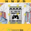 All I Need For Christmas Is Video Games Svg Gamer Ugly Sweater Shirt Svg Winter Holiday Season Boy Girl Adult Kid Baby Male Female Design 108