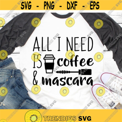 All I need is a little bit of Coffee and a whole lot of Jesus SVG Cutting files for Cricut Silhouette Cameo Eps Png
