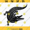 Alligator logo SVG Files For Cricut Black White Vector Images Clip Art SVG Files Eps Png dxf Crocodile ClipArt Africa Silhouette Design 317