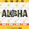 Aloha SVG Summer SVG Cut Files Cricut Silhouette Hibiscus svg Summer shirt Hawaiian Design 546