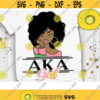 Alpha Kappa Alpha Svg AKA Sister Svg Sorority Girl Svg AKA Afro Woman Svg Cut File Svg Dxf Eps Png Design 196 .jpg