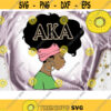 Alpha Kappa Alpha Svg AKA Sister Svg Sorority Girl Svg AKA Afro Woman Svg Cut File Svg Dxf Eps Png Design 205 .jpg