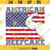 Amercian Beefcake SVG Independence Day Svg Fitness Svg 4th of July Svg America Cutting File Independence Day Clip Art USA Design 304 .jpg