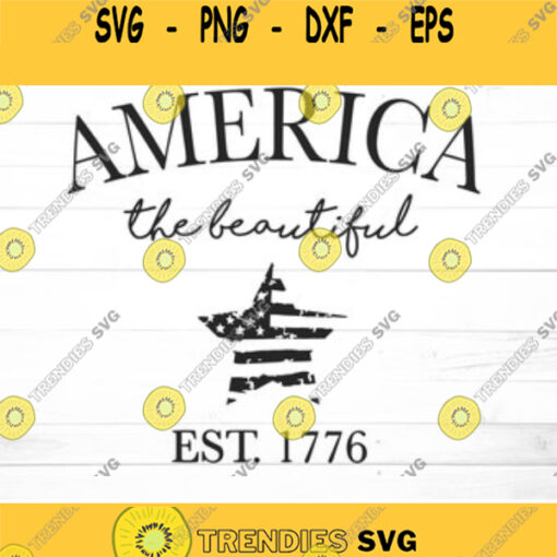 America SVG 4th of July Svg Fourth of July Svg Patriotic Svg Svg files for Cricut Sublimation Designs Downloads
