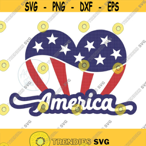 America Svg 4th of July Svg America Shirt Svg USA Svg Independence Day Svg Patriotic Svg USA Love Svg America Heart Svg US Flag Svg Design 290