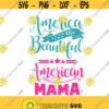 America The Beautiful usa 4th of july Cuttable Design SVG PNG DXF eps Designs Cameo File Silhouette Design 838
