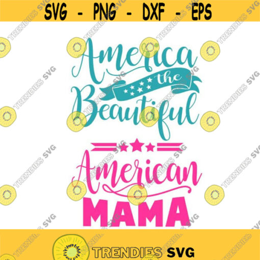 America The Beautiful usa 4th of july Cuttable Design SVG PNG DXF eps Designs Cameo File Silhouette Design 838