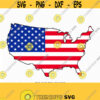 America map svg America flag svg Fourth of July SVG 4th of July Svg Patriotic SVG America Svg Cricut Silhouette Cut File svg dxf eps Design 649