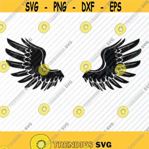 American Eagle Wings SVG Files Clipart Clip Art Silhouette Vector Images Cutting Files SVG Image For Cricut America Eagles Eps Png Dxf Design 185